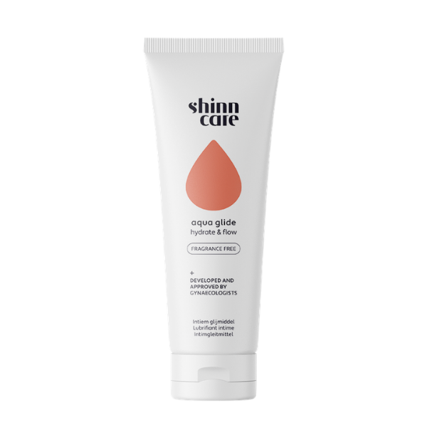 vue de face du lubrifiant « Aqua Glide » de Shinncare