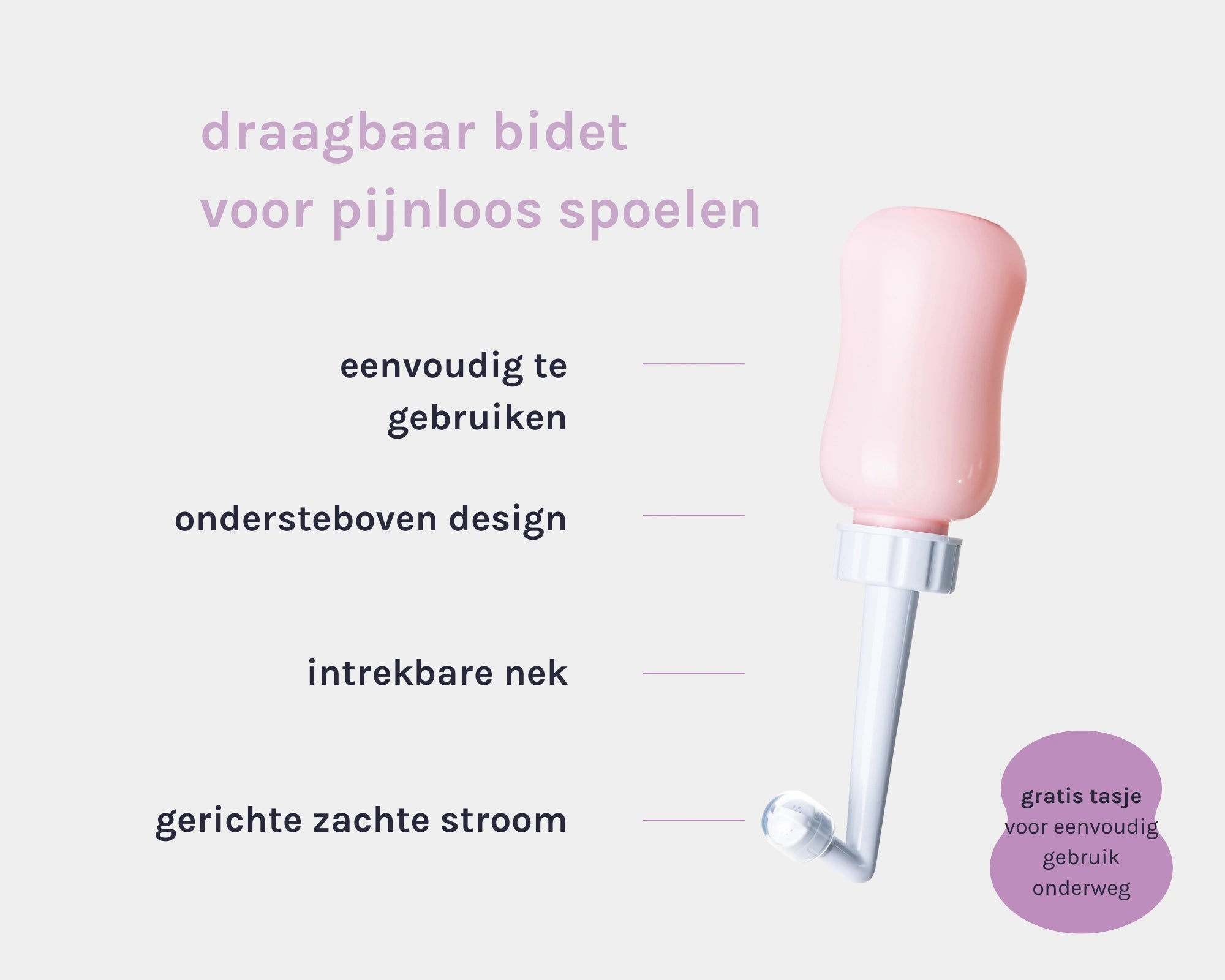 product benefits en uitleg flush bottle