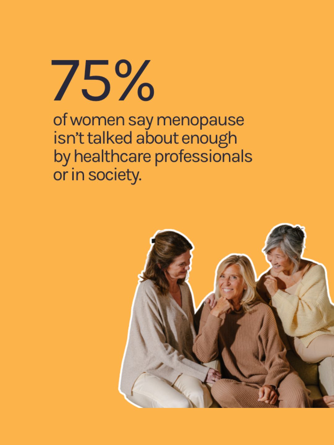 75% van de vrouwen vindt dat menopauze niet voldoende bespreekbaar is